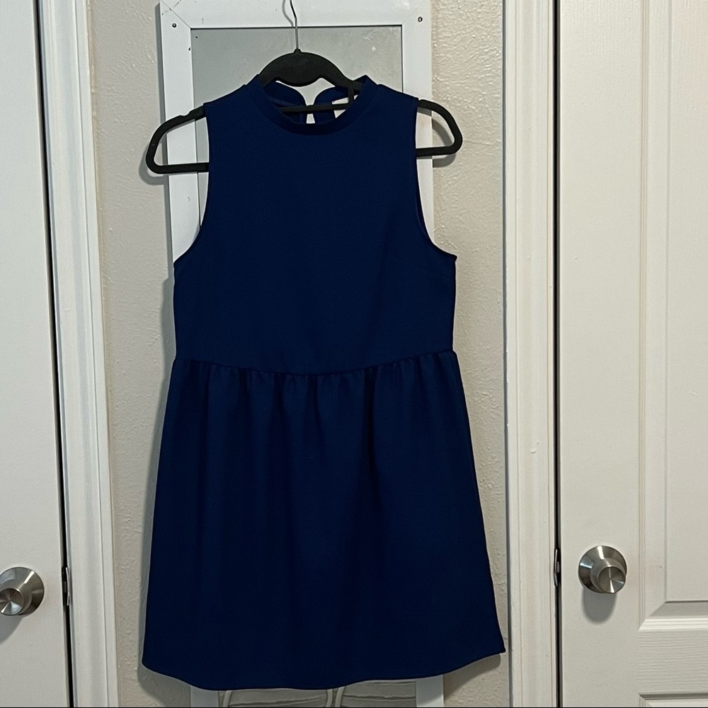Blue dress